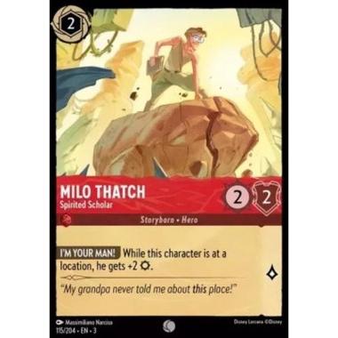 Milo Thatch - Spirited Scholar - Milo Thatch - Spirited Scholar - [3INK] [NM]