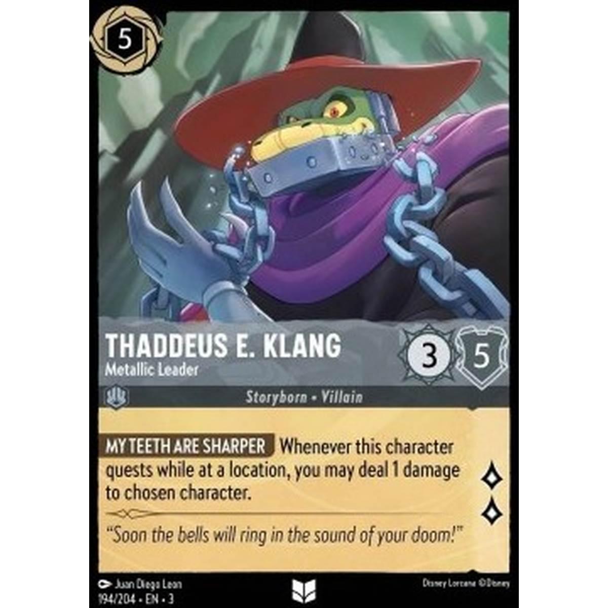 Thaddeus E. Klang - Metallic Leader - Thaddeus E. Klang - Metallic Leader - [3INK] [NM]