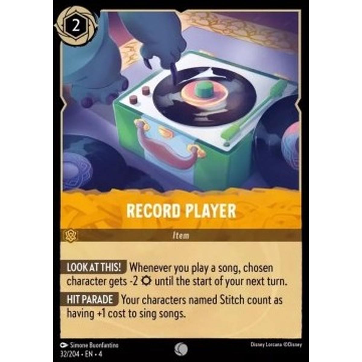Record Player - Record Player - [4URS] [NM]