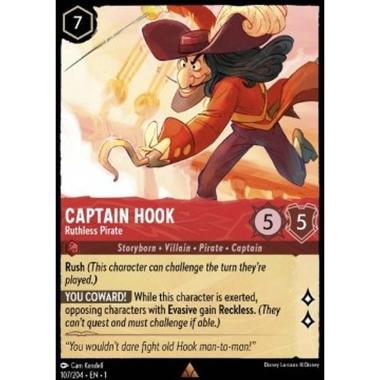 Captain Hook - Ruthless Pirate - Captain Hook - Ruthless Pirate - [1TFC] [NM]