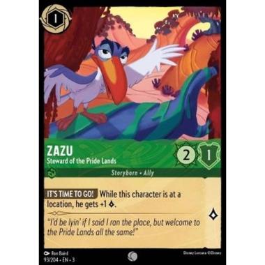 Zazu - Steward of the Pride Lands - Zazu - Steward of the Pride Lands - [3INK] [NM] [Foil]