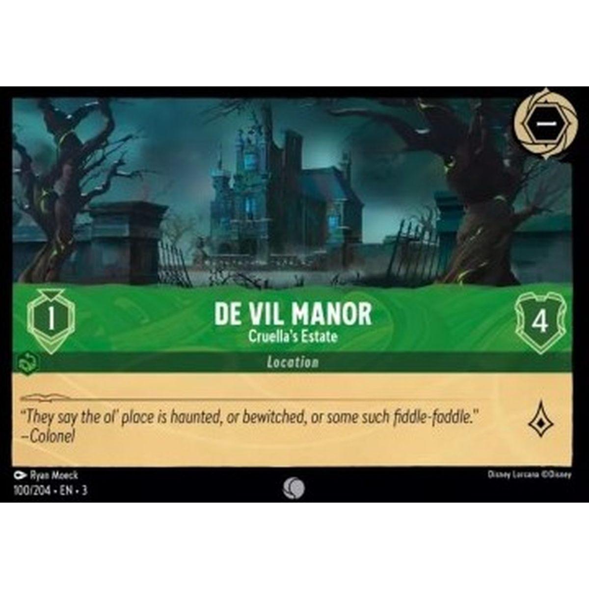 De Vil Manor - Cruella's Estate - De Vil Manor - Cruella's Estate - [3INK] [NM] [Foil]