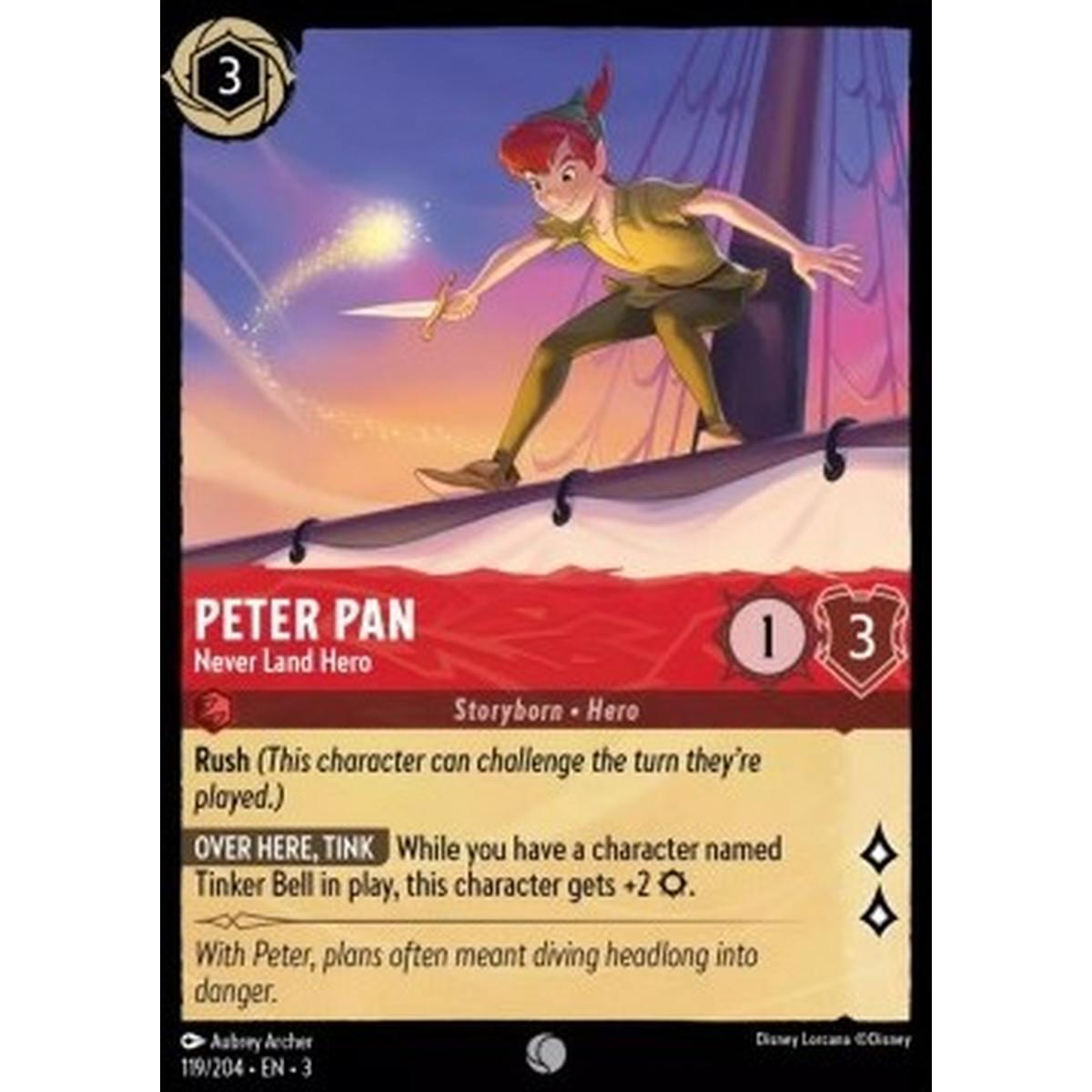 Peter Pan - Never Land Hero - Peter Pan - Never Land Hero - [3INK] [NM] [Foil]