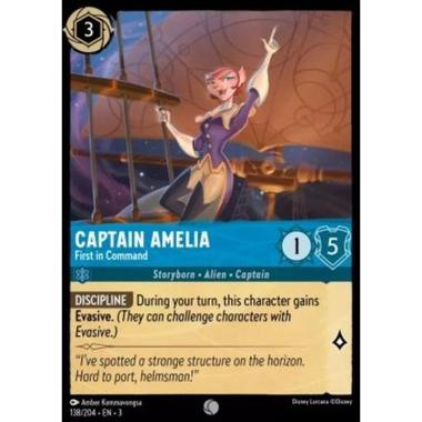 Captain Amelia - First in Command - Captain Amelia - First in Command - [3INK] [NM] [Foil]