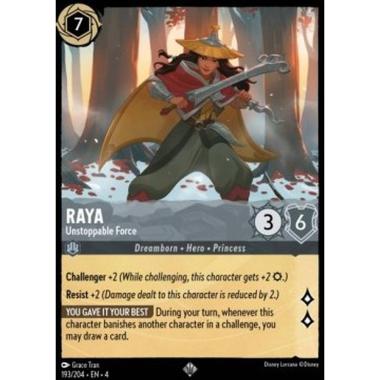 Raya - Unstoppable Force - Raya - Unstoppable Force - [4URS] [NM]