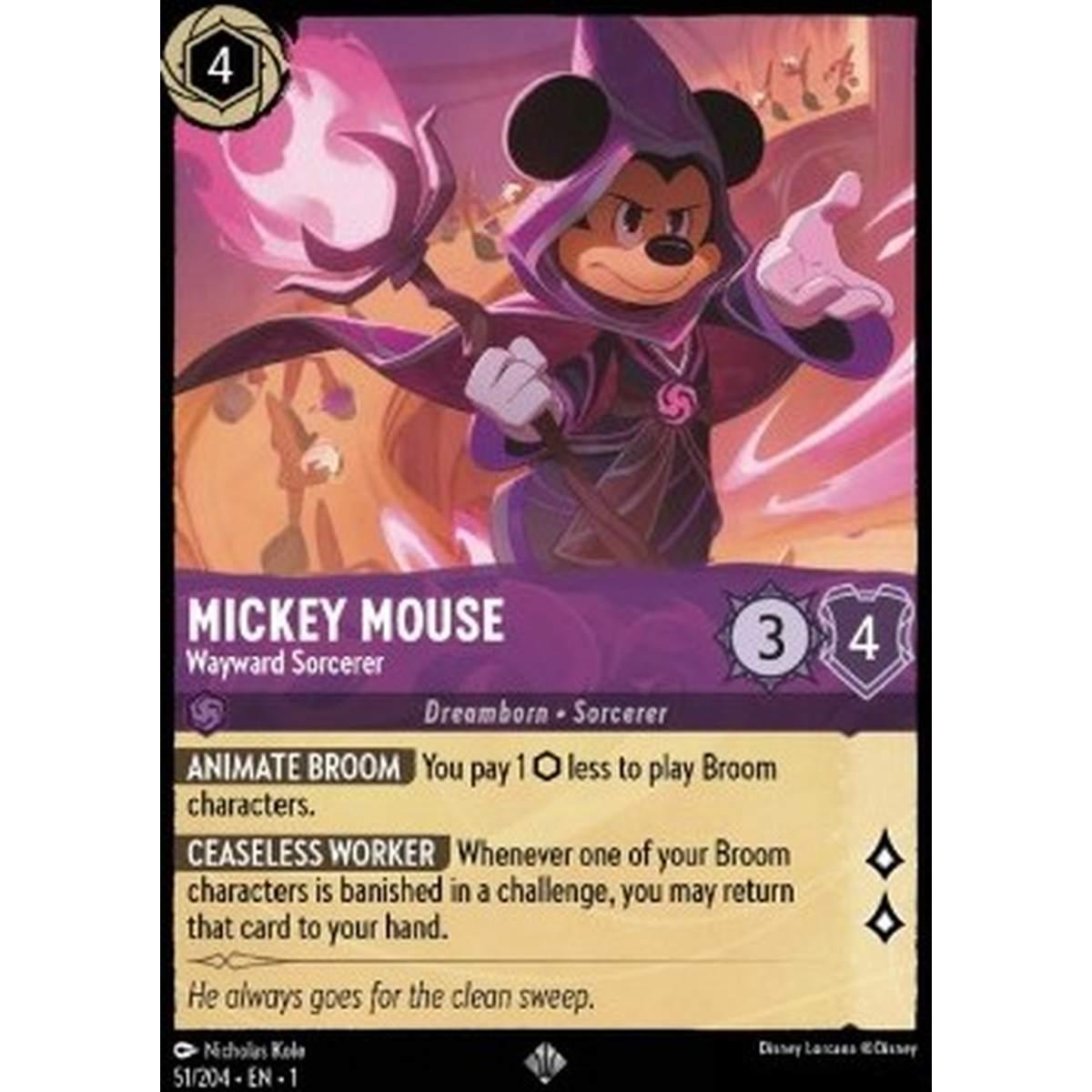 Mickey Mouse - Wayward Sorcerer (V.1) - Mickey Mouse - Wayward Sorcerer (V.1) - [1TFC] [NM]