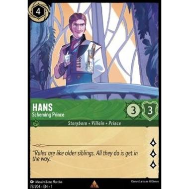 Hans - Scheming Prince - Hans - Scheming Prince - [1TFC] [NM] [Foil]