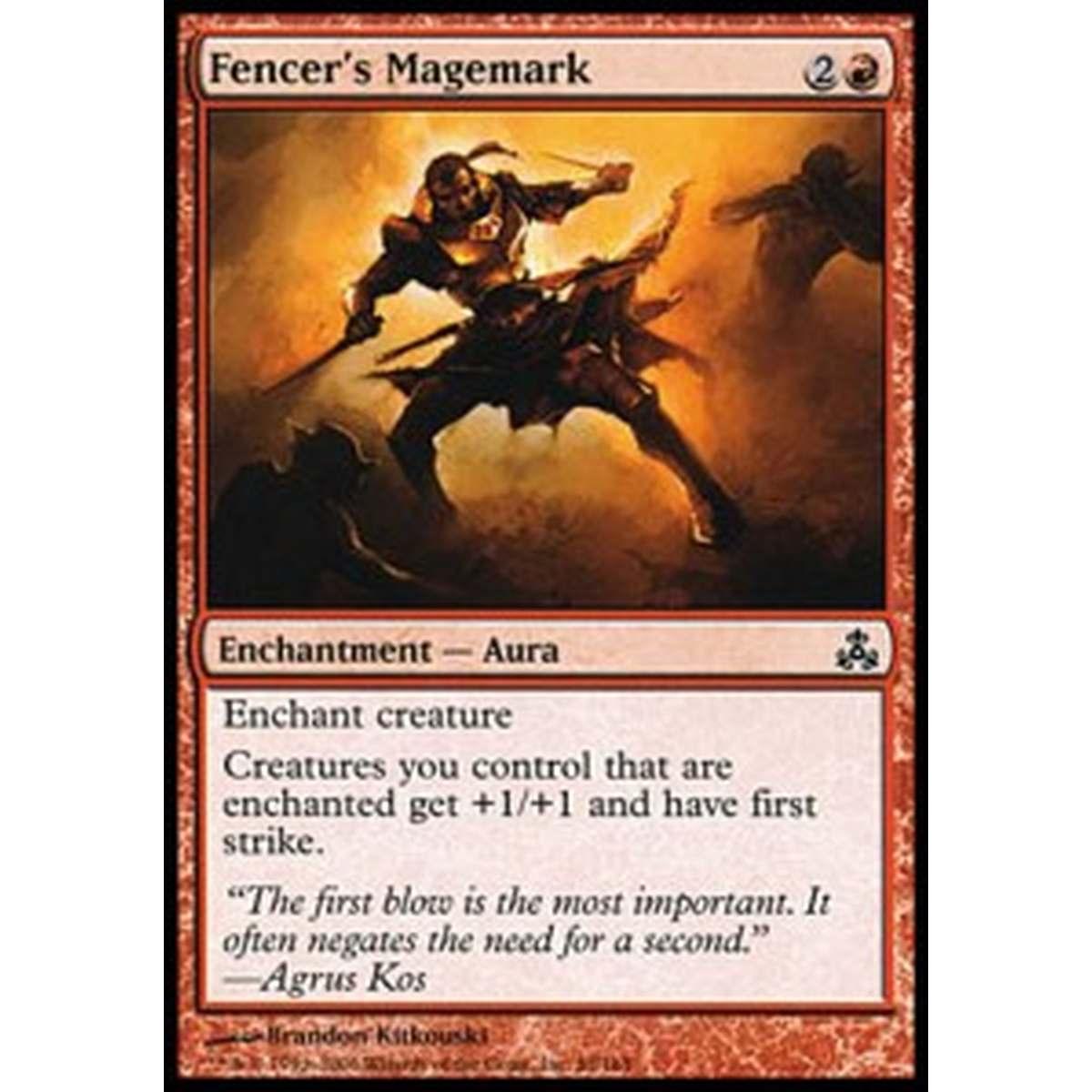 Fencer's Magemark - Magimarchio dello Spadaccino - [GPT] [NM]