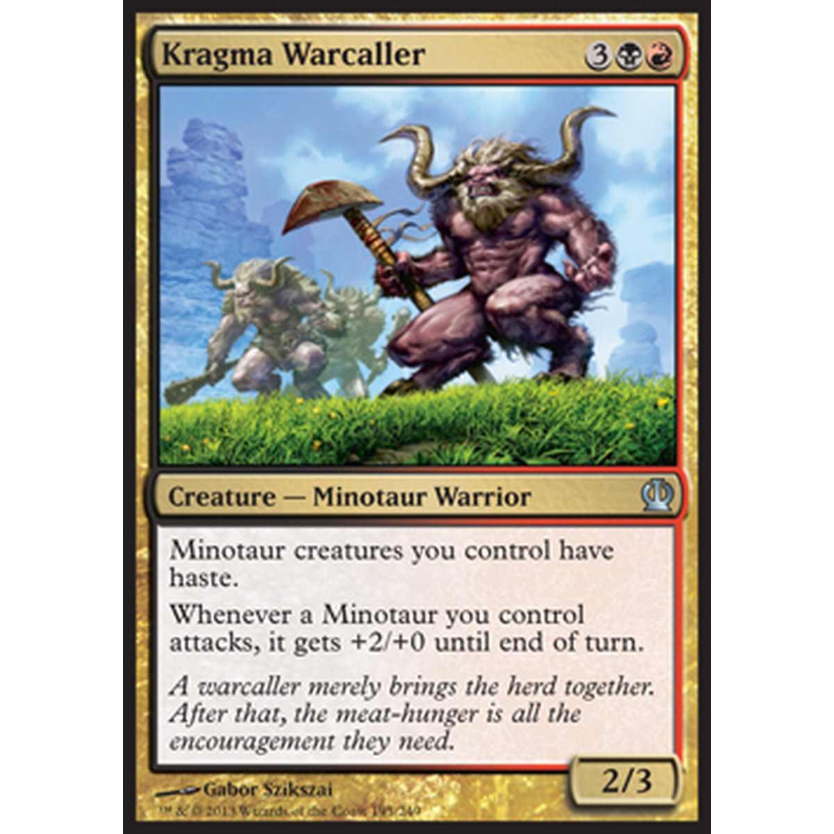 Kragma Warcaller - Convocatore di Guerra di Kragma - [THS] [NM] [Foil]