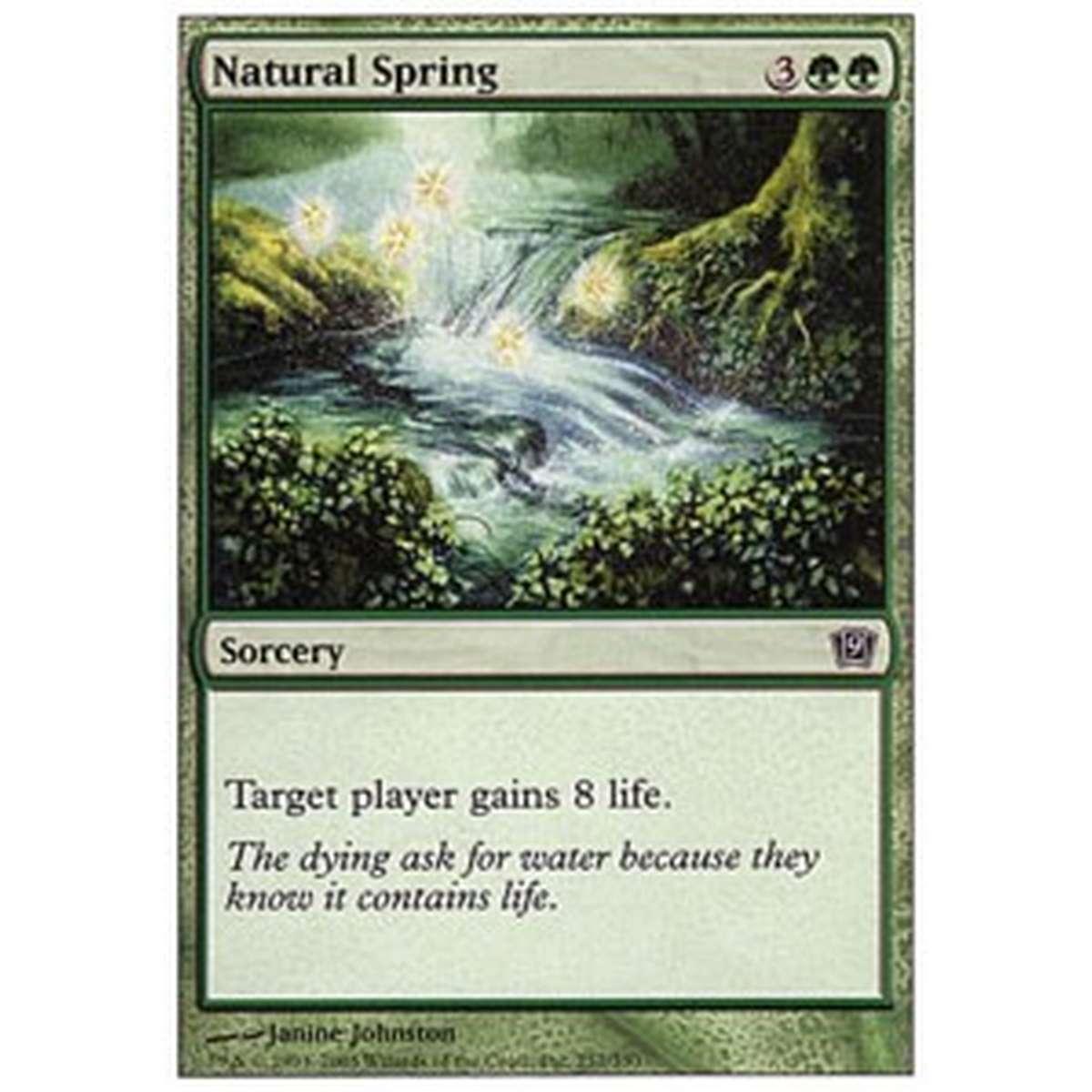 Natural Spring - Sorgente Naturale - [9ED] [NM]