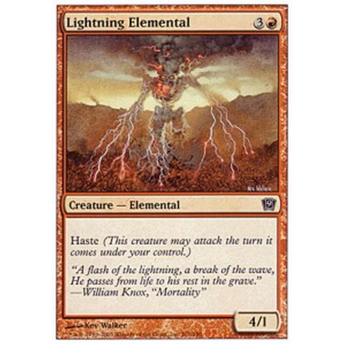 Lightning Elemental - Elementale dei Fulmini - [9ED] [NM]
