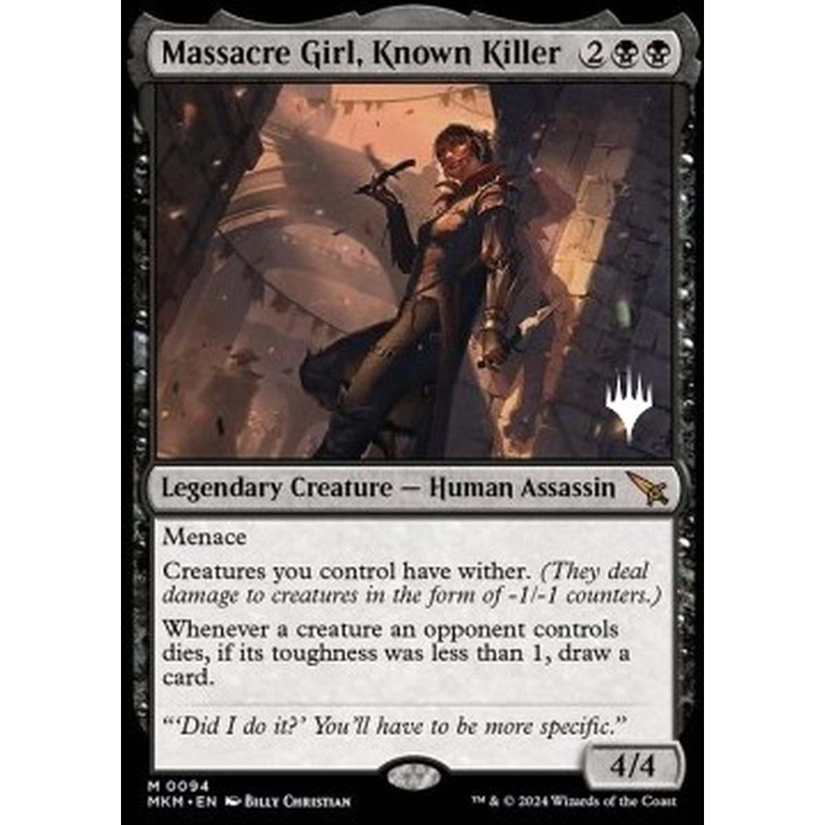 Massacre Girl, Known Killer (V.2) - Fanciulla del Massacro, Celebre Assassina (V.2) - [PMKM] [NM]
