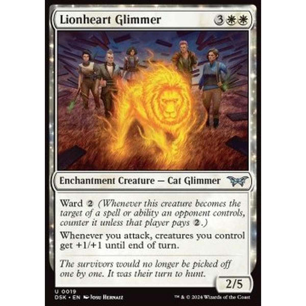 Lionheart Glimmer - Lionheart Glimmer - [DSK] [NM] [Foil]