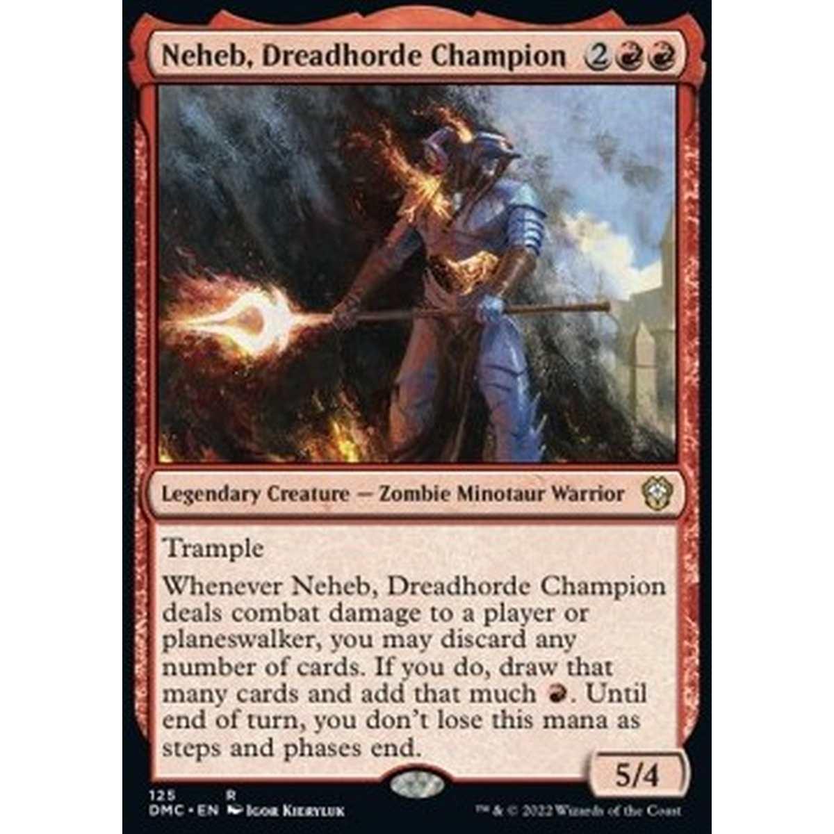 Neheb, Dreadhorde Champion - Neheb, Dreadhorde Champion - [DMC] [NM]