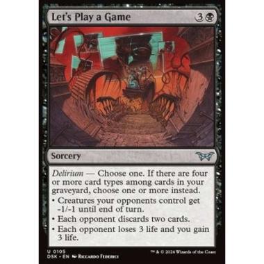Let's Play a Game - Let's Play a Game - [DSK] [NM] [Foil]