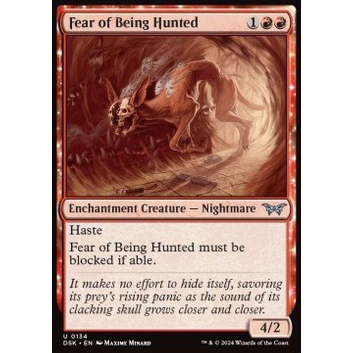 Fear of Being Hunted - Fear of Being Hunted - [DSK] [NM] [Foil]