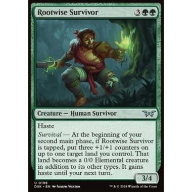 Rootwise Survivor - Rootwise Survivor - [DSK] [NM] [Foil]