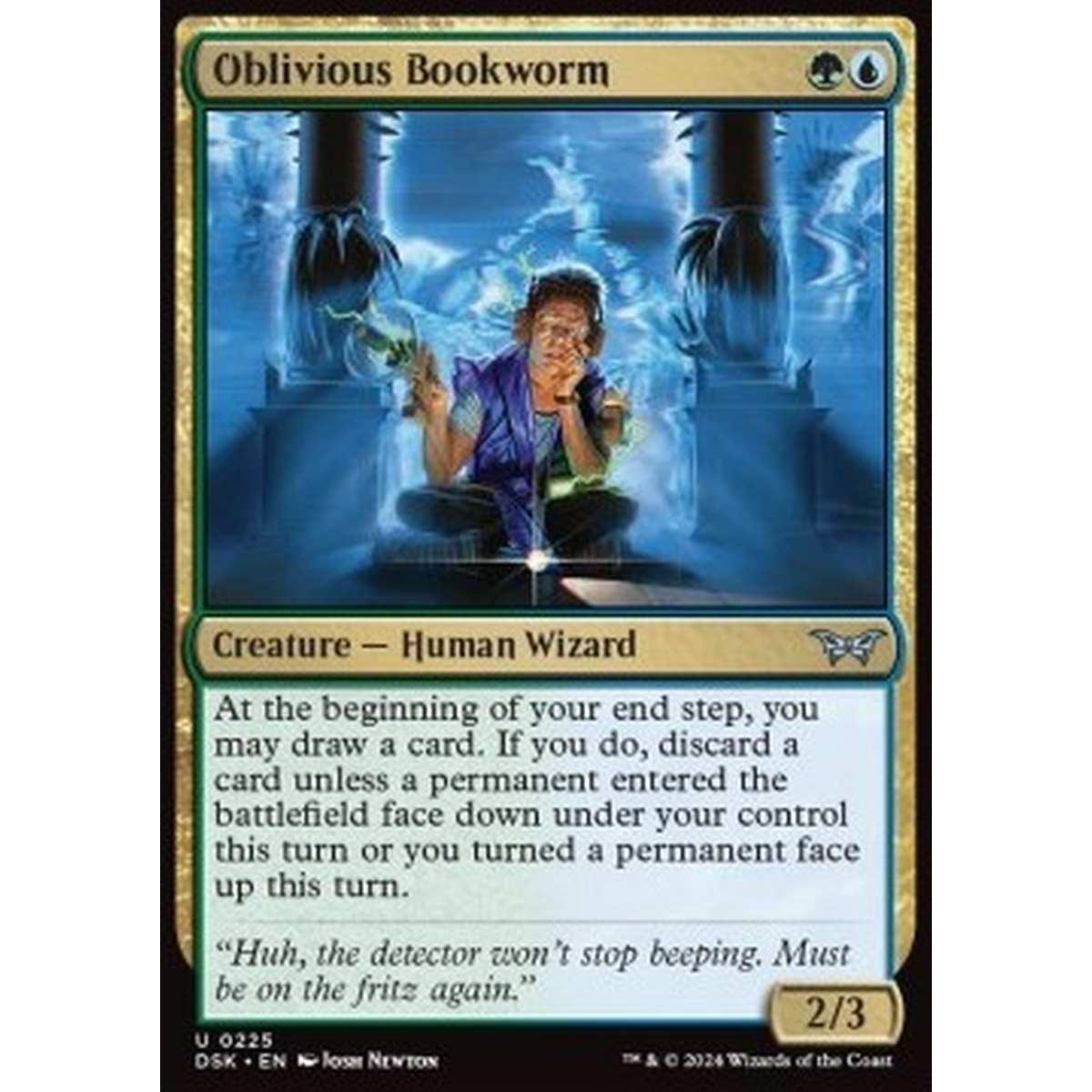 Oblivious Bookworm - Oblivious Bookworm - [DSK] [NM] [Foil]