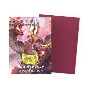 100 Buste Matte Sleeve - Pomegranate & Gold