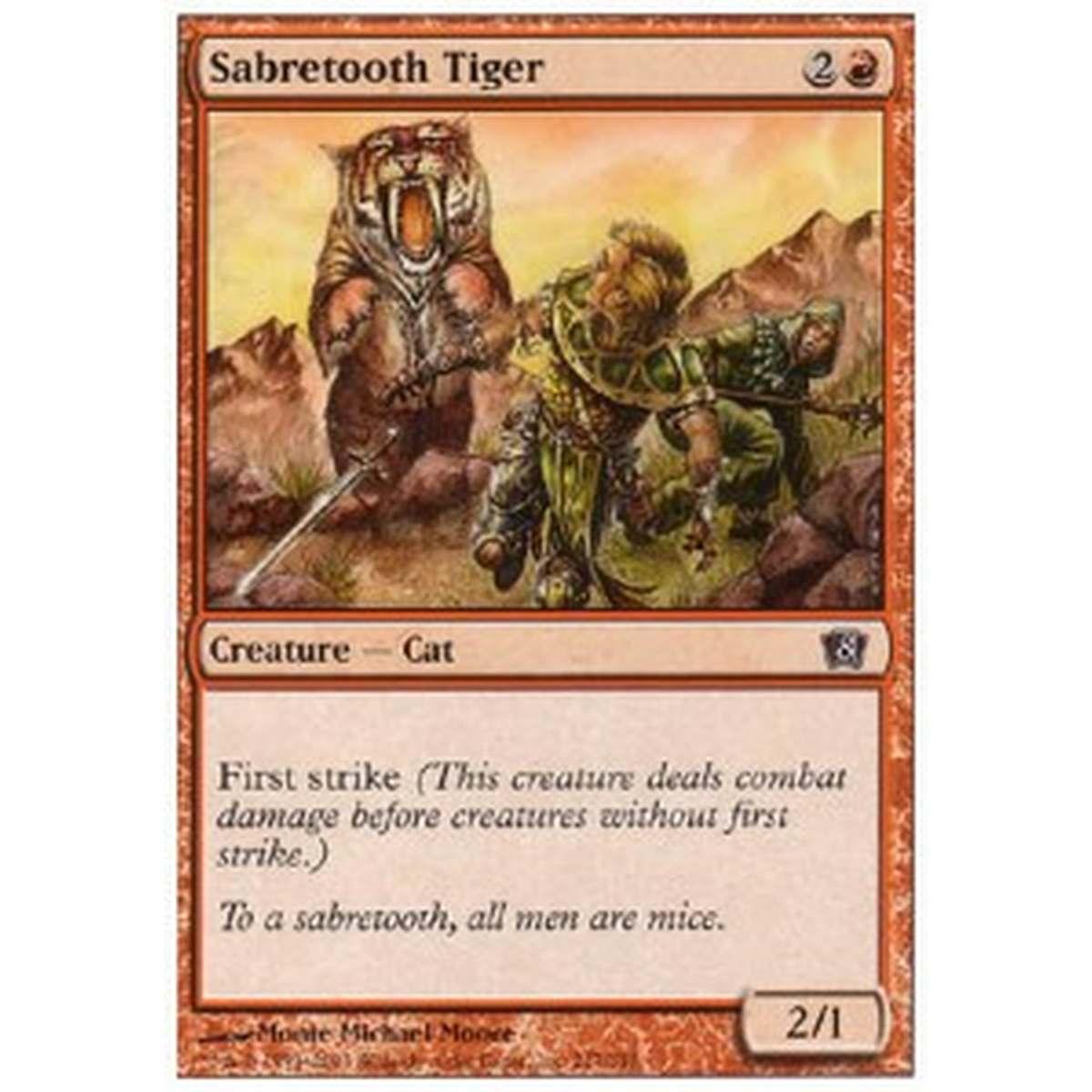 Sabretooth Tiger - Sabretooth Tiger - [8ED] [NM]