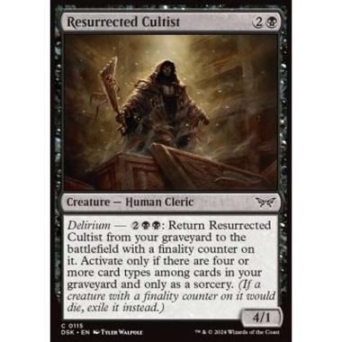 Resurrected Cultist - Resurrected Cultist - [DSK] [NM] [Foil]