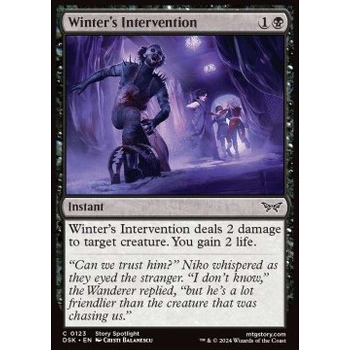 Winter's Intervention - Winter's Intervention - [DSK] [NM] [Foil]