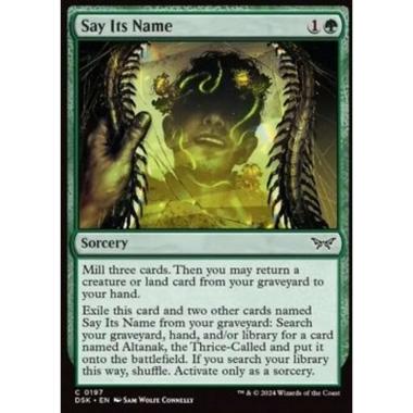 Say Its Name - Say Its Name - [DSK] [NM] [Foil]