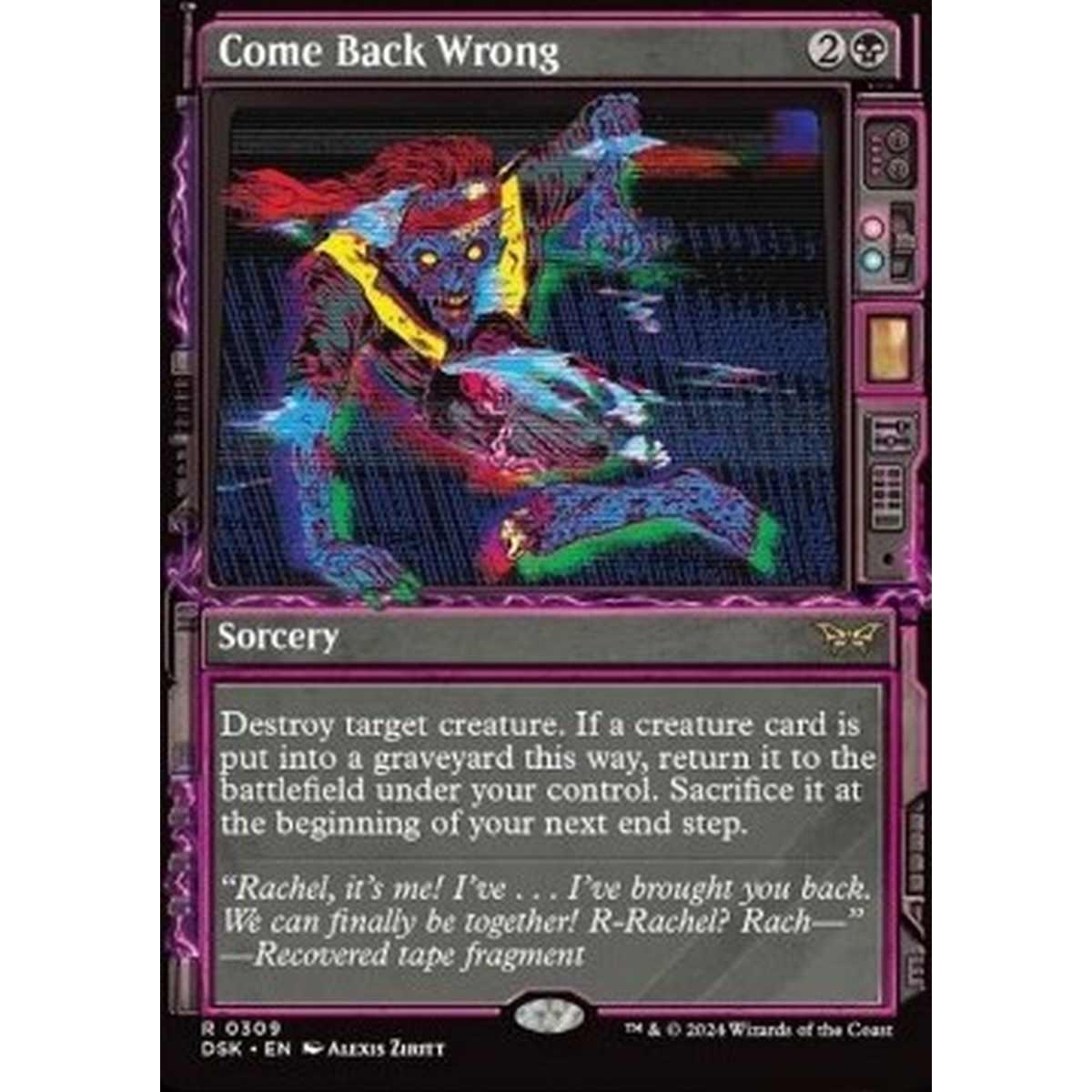 Come Back Wrong (V.2) - Ritorno Infausto (V.2) - [XDSK] [NM]
