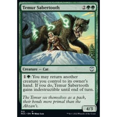 Temur Sabertooth - Temur Sabertooth - [NCC] [NM]