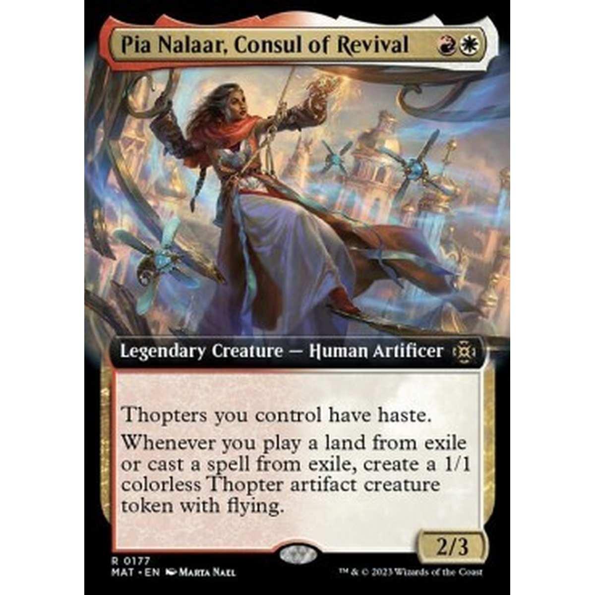 Pia Nalaar, Consul of Revival (V.3) - Pia Nalaar, Consul of Revival (V.3) - [XMAT] [NM]