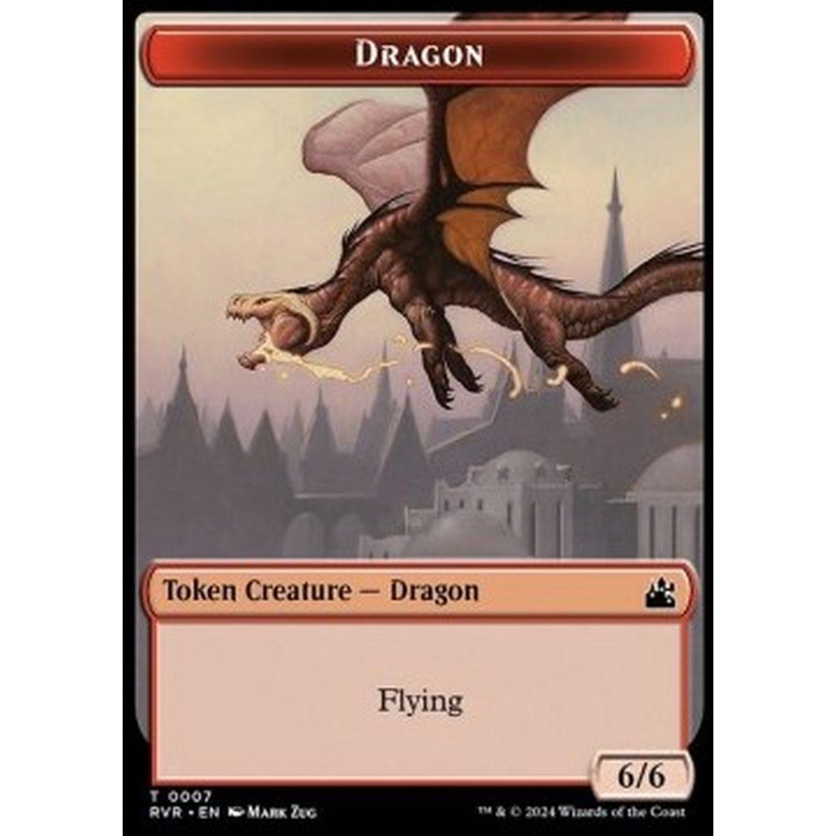 Dragon Token (Red 6/6) - Dragon Token (Red 6/6) - [TRVR] [NM]