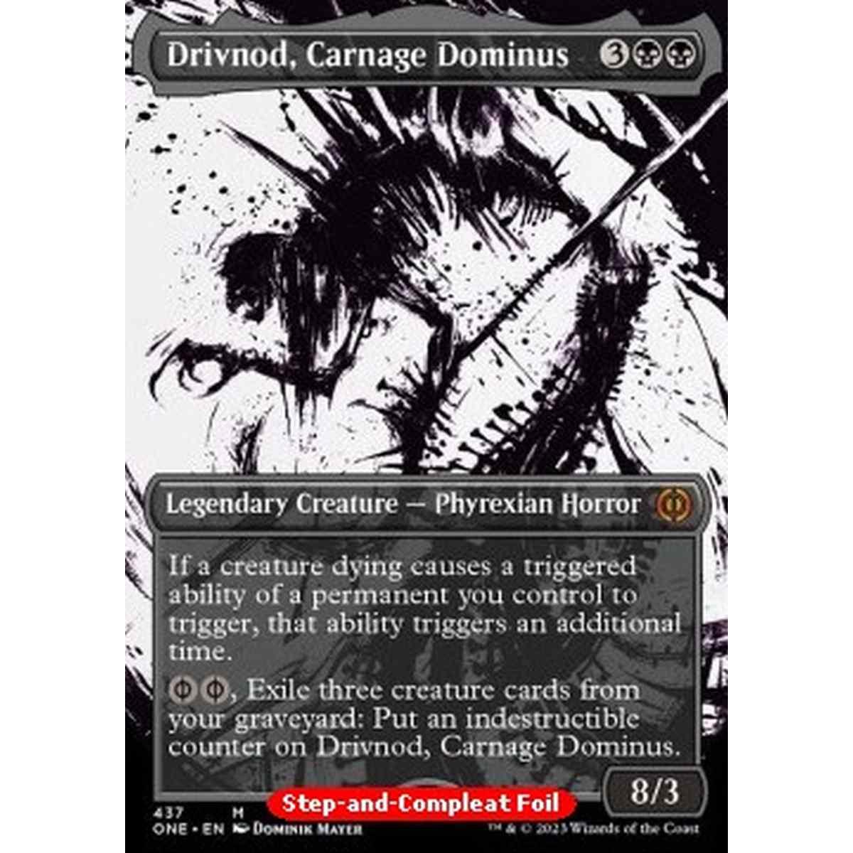 Drivnod, Carnage Dominus (V.3) - ä¿®ç¾ã®ãƒãƒŸãƒŒã¹ããƒãƒªãƒ´ãƒŽãƒƒãƒ (V.3) - [XONE] [NM] [Foil]