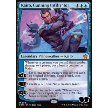 Kaito, Cunning Infiltrator - Kaito, Cunning Infiltrator - [FDN] [NM]