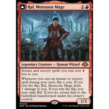Ral, Monsoon Mage // Ral, Leyline Prodigy - Ral, Monsoon Mage // Ral, Leyline Prodigy - [MH3] [NM] [Foil]