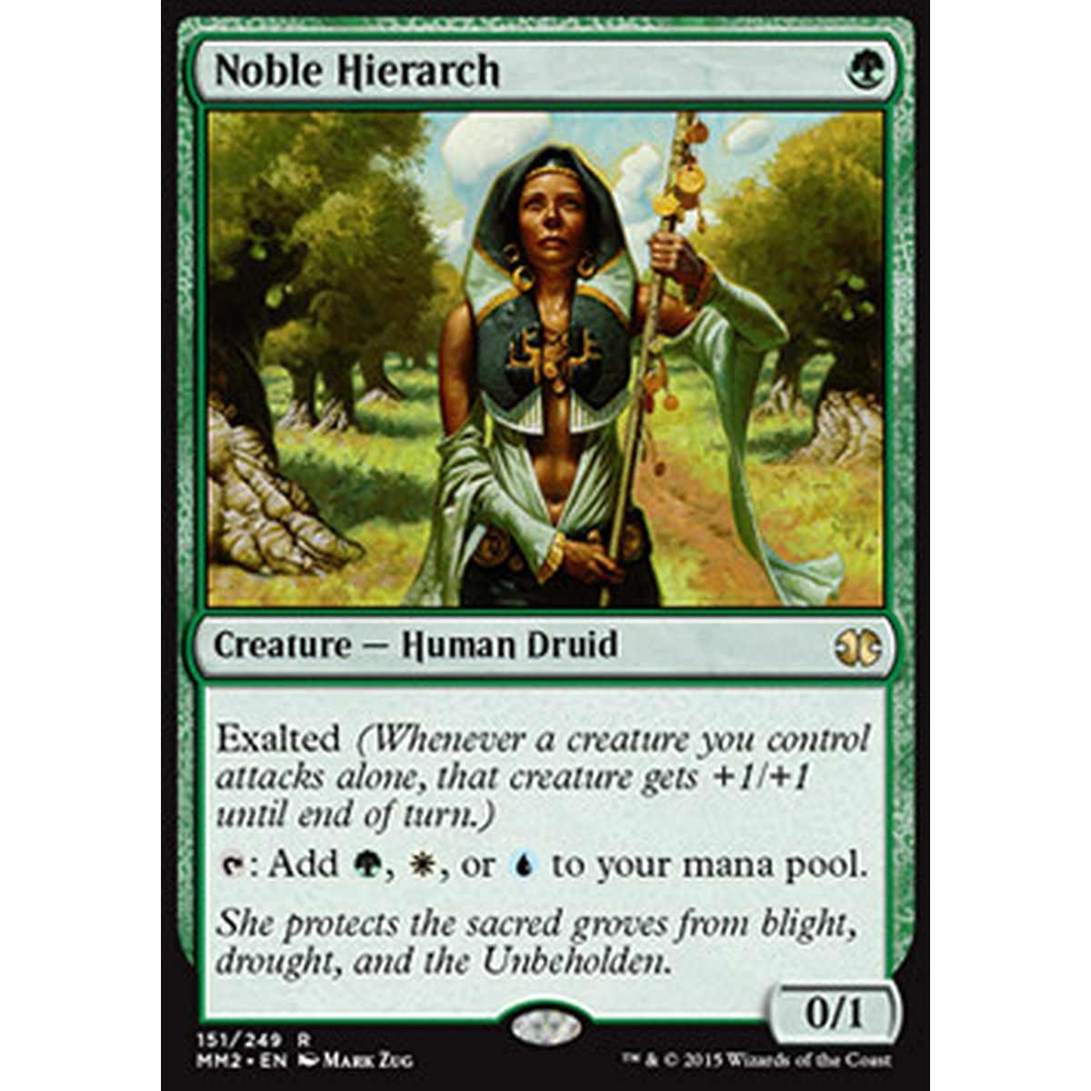 Noble Hierarch - è²´æã®æä¸» - [MM2] [EX] [Foil]