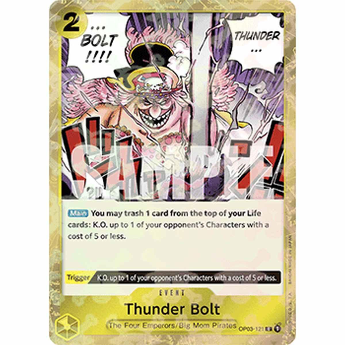 Thunder Bolt (OP03-121) (V.1) - Thunder Bolt (OP03-121) (V.1) - [PRB01] [NM]