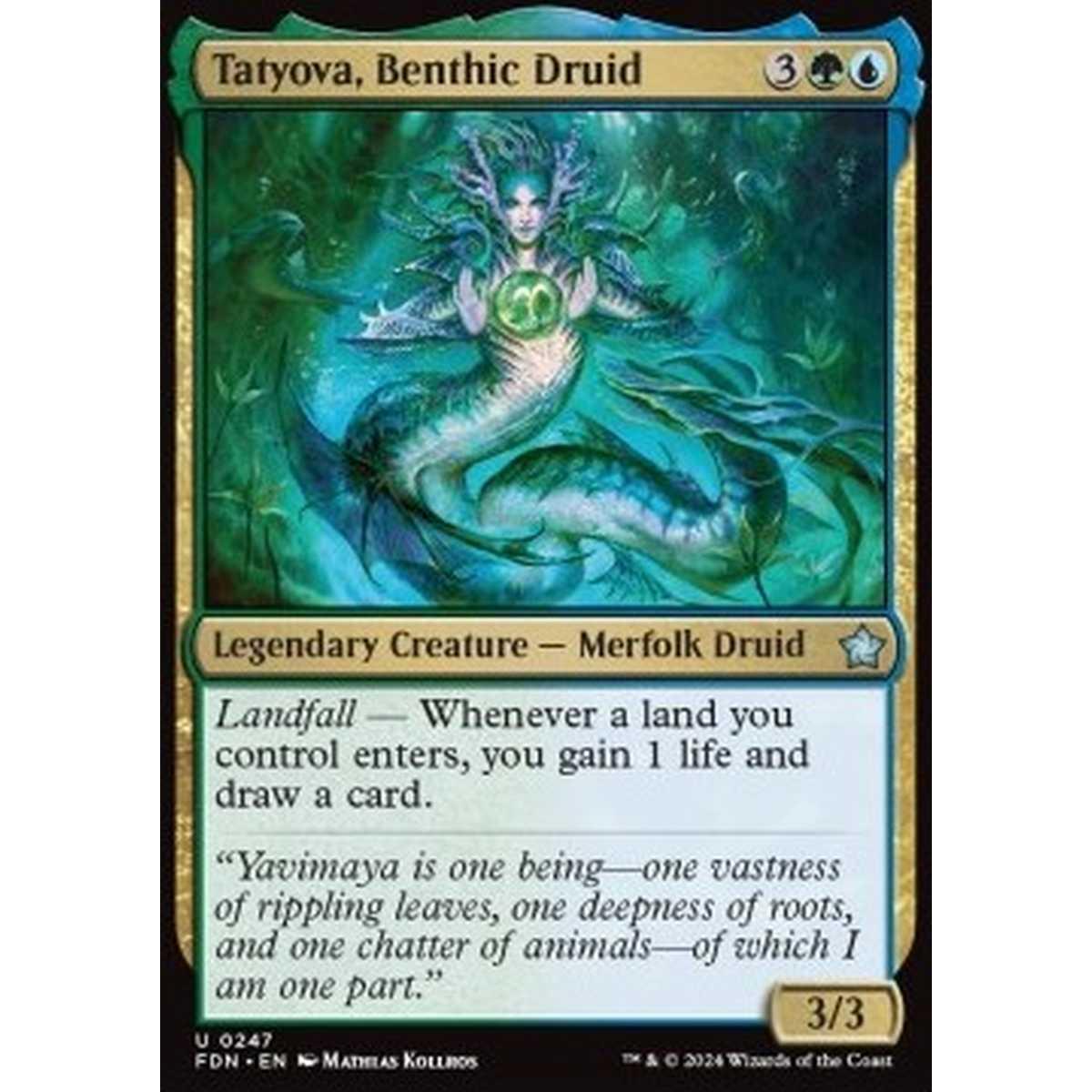 Tatyova, Benthic Druid - Tatyova, Benthic Druid - [FDN] [NM]