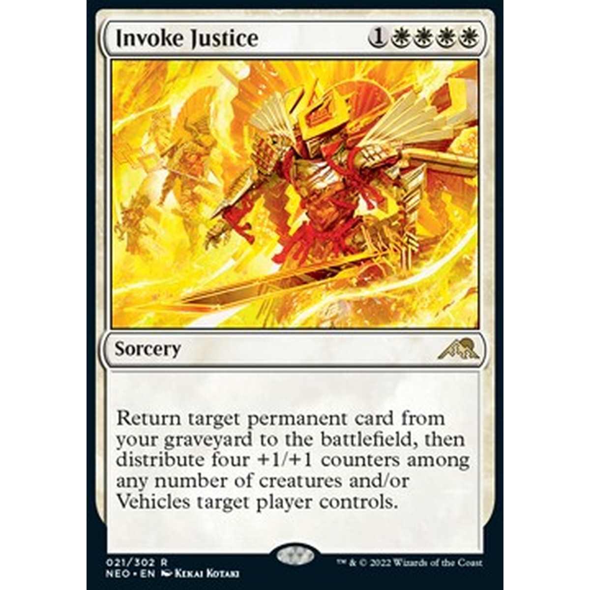 Invoke Justice - Invoke Justice - [NEO] [NM] [Foil]