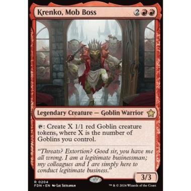 Krenko, Mob Boss - Krenko, Mob Boss - [FDN] [NM]