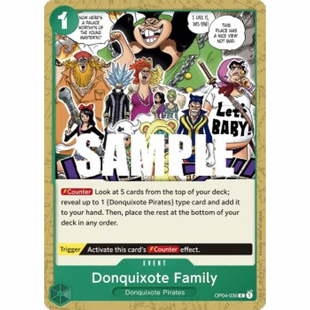 Donquixote Family (OP04-036) - Donquixote Family (OP04-036) - [OP04] [NM]