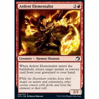 Ardent Elementalist - Elementalista Ardente - [MID] [NM]
