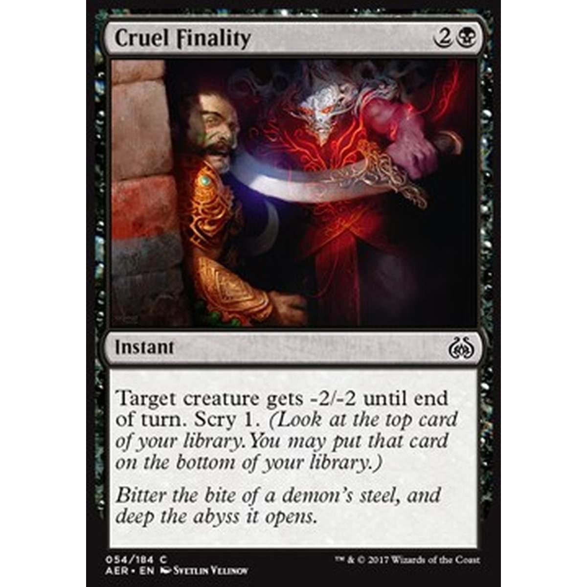 Cruel Finality - Fine Crudele - [AER] [NM]