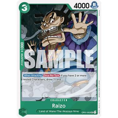 Raizo (OP01-052) (V.1) - Raizo (OP01-052) (V.1) - [PRB01] [NM]