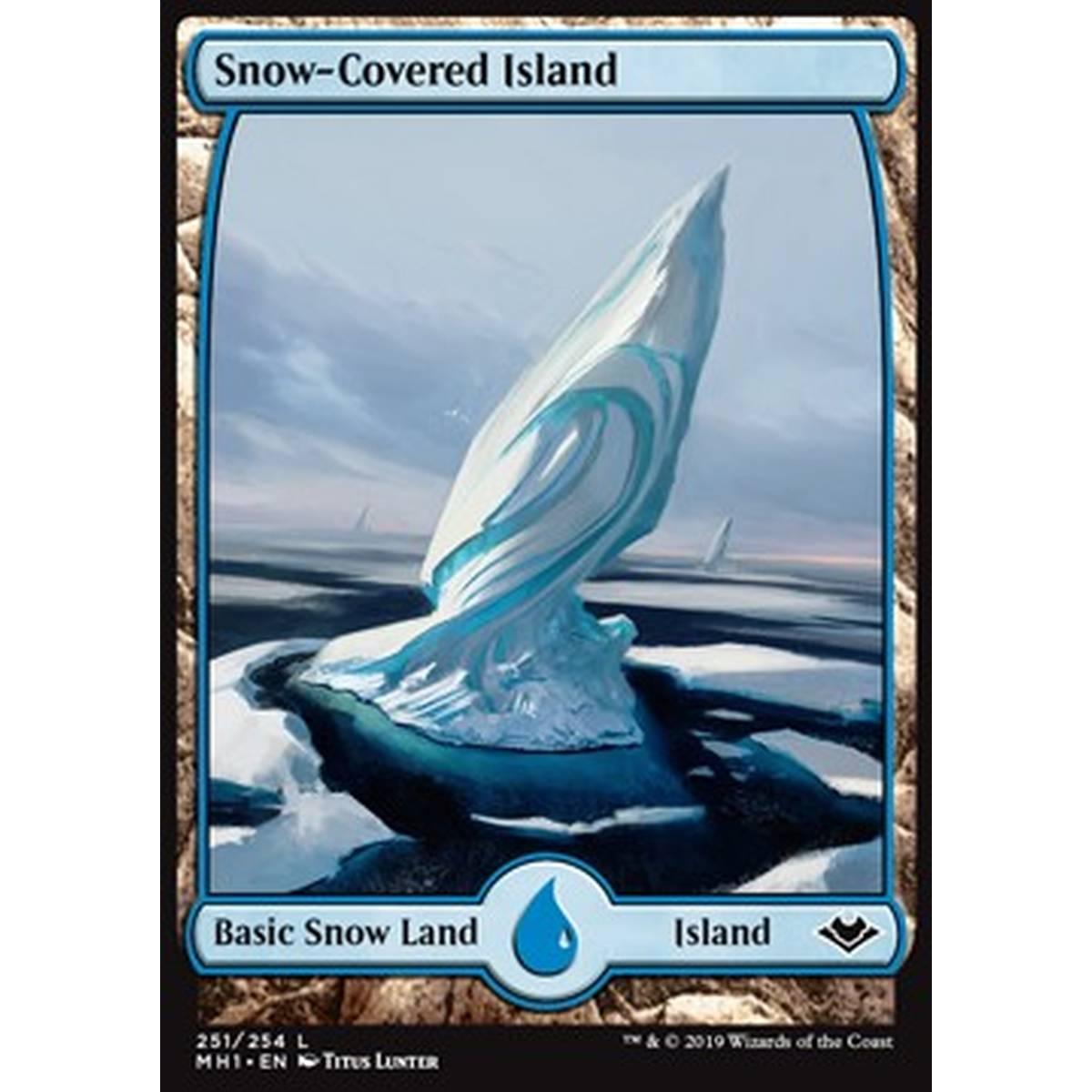 Snow-Covered Island - Snow-Covered Island - [MH1] [NM]