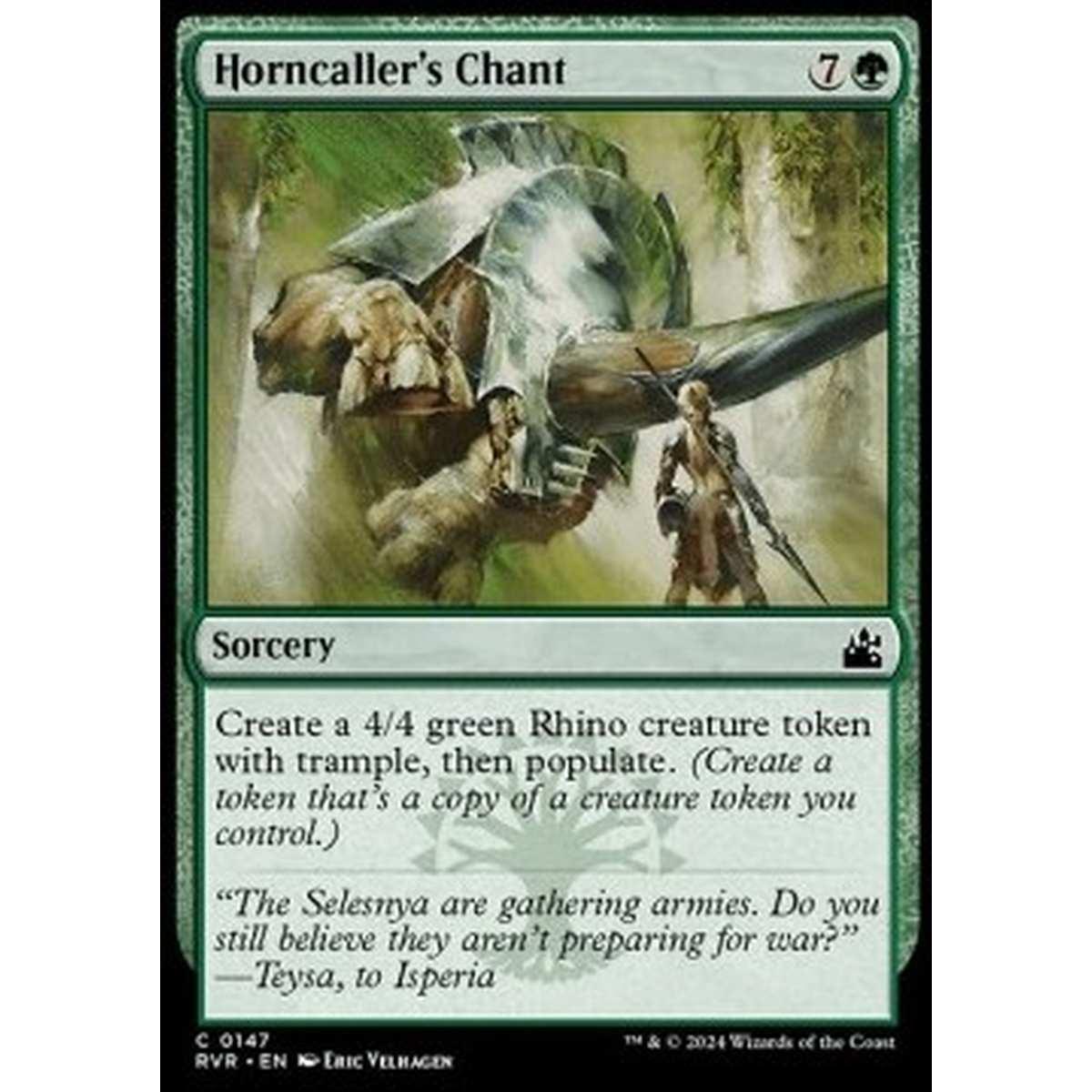 Horncaller's Chant - Horncaller's Chant - [RVR] [NM] [Foil]