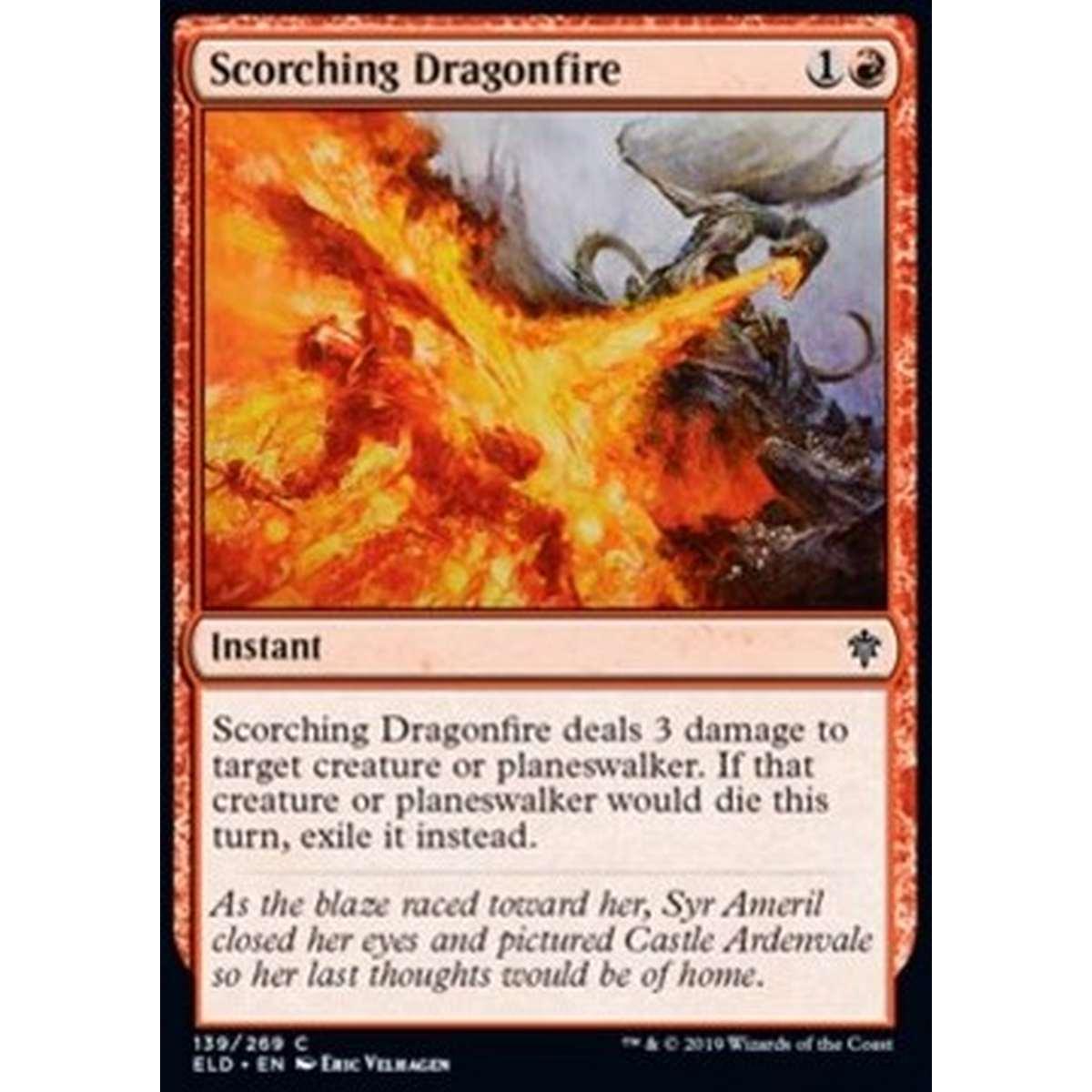 Scorching Dragonfire - Fuoco Draconico Ustionante - [ELD] [NM]