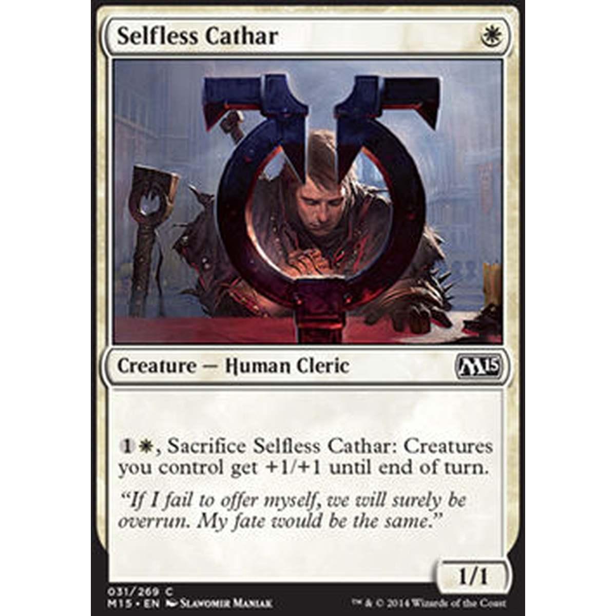 Selfless Cathar - Cataro Altruista - [M15] [NM]