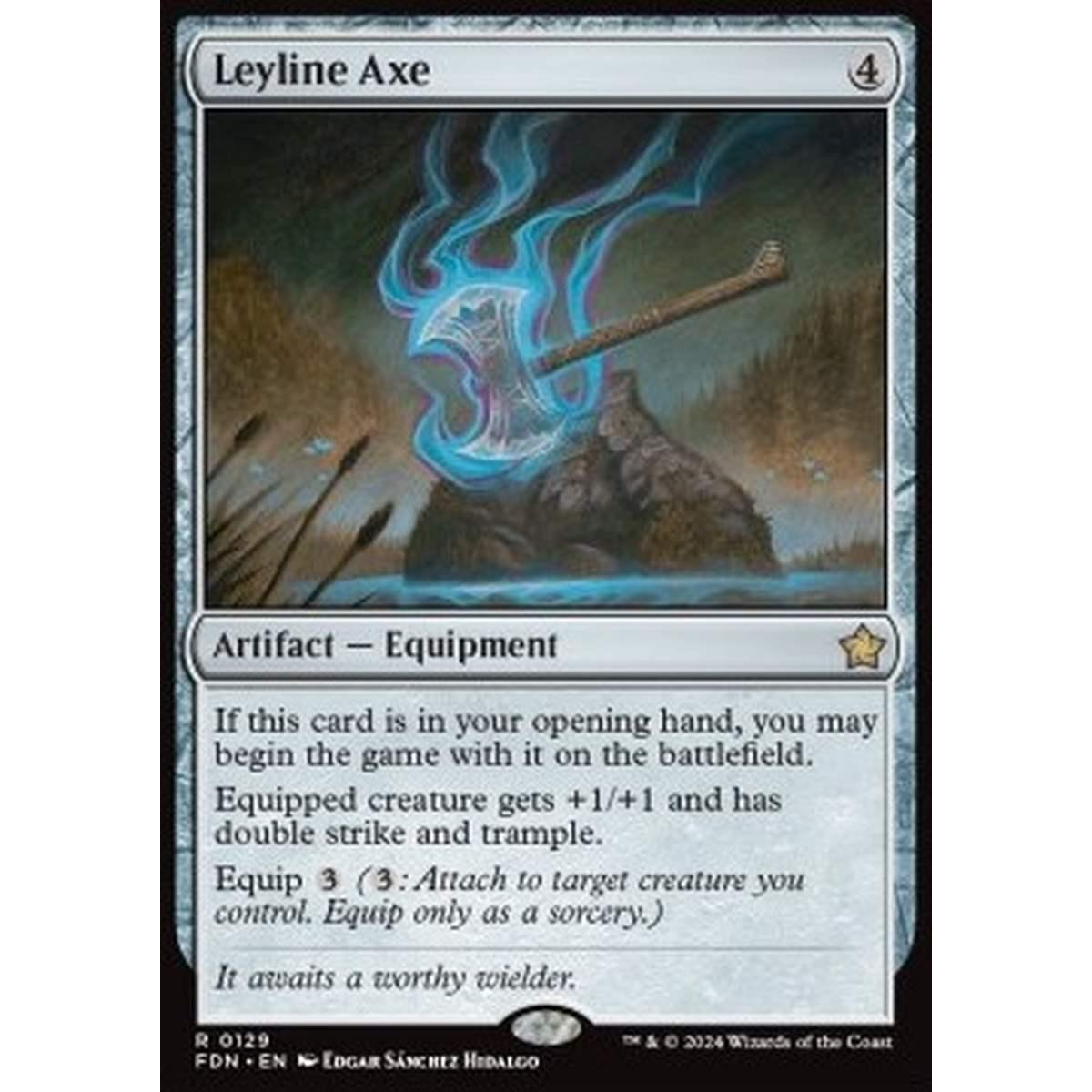 Leyline Axe - Leyline Axe - [FDN] [NM]