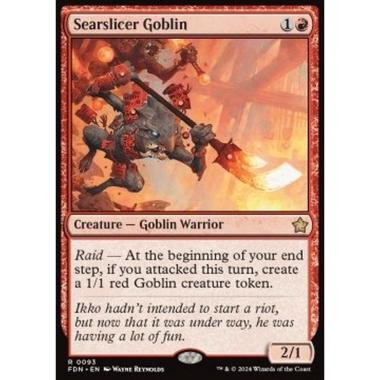 Searslicer Goblin - Searslicer Goblin - [FDN] [NM] [Foil]