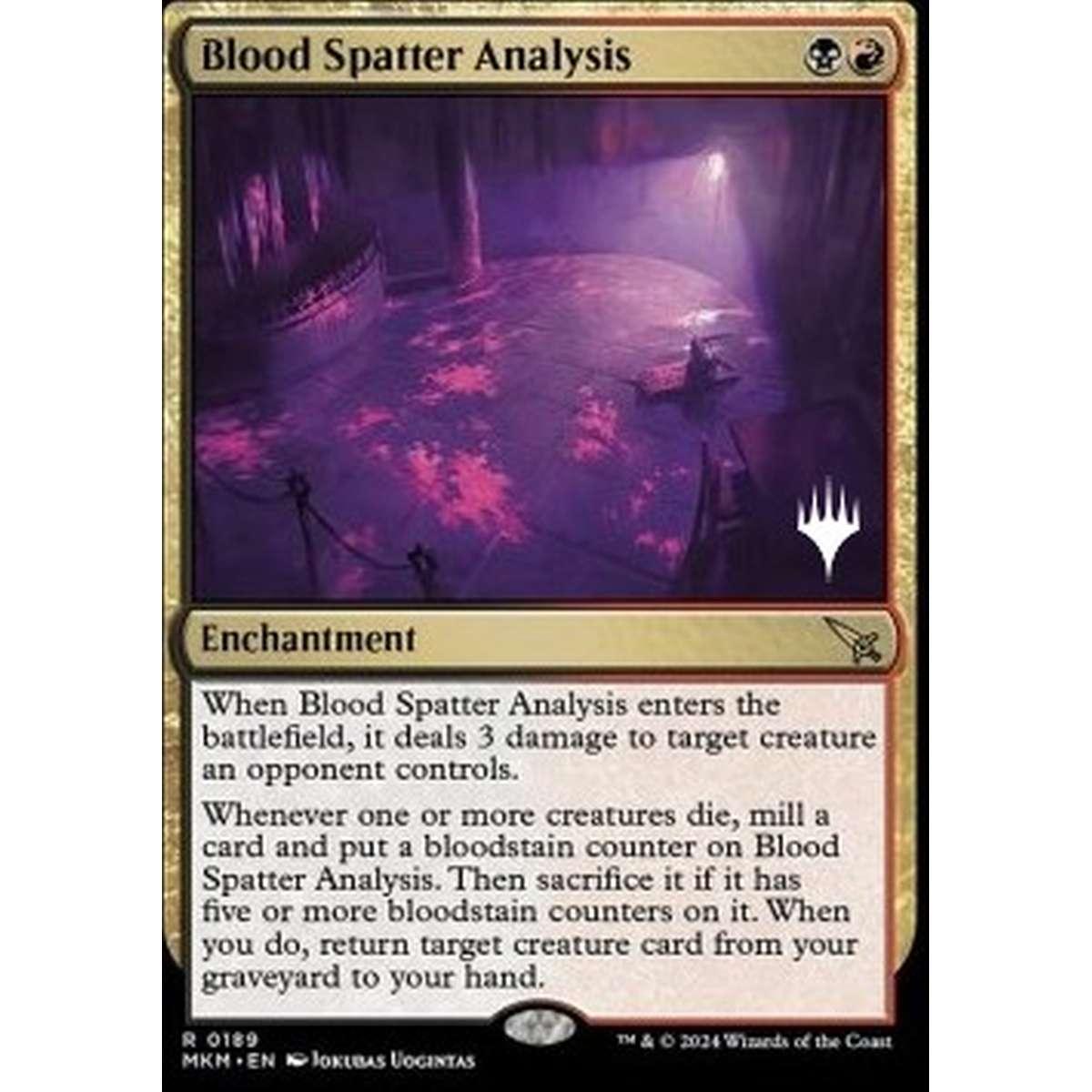 Blood Spatter Analysis (V.2) - Esame delle Macchie di Sangue (V.2) - [PMKM] [NM]